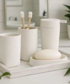 Set de Baño 4 piezas - Blanco