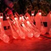 Guirnalda Led Solar - CON PANEL Rojo