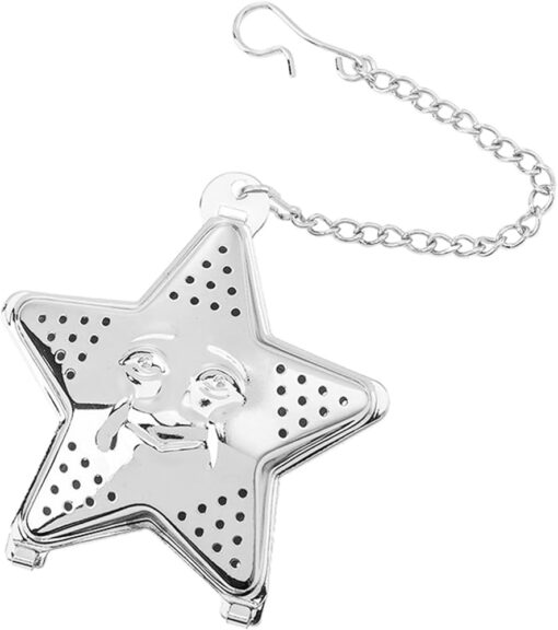 Filtro/Infusor de Té en Hebras de Acero Inox Diseño estrella - Imagen 3