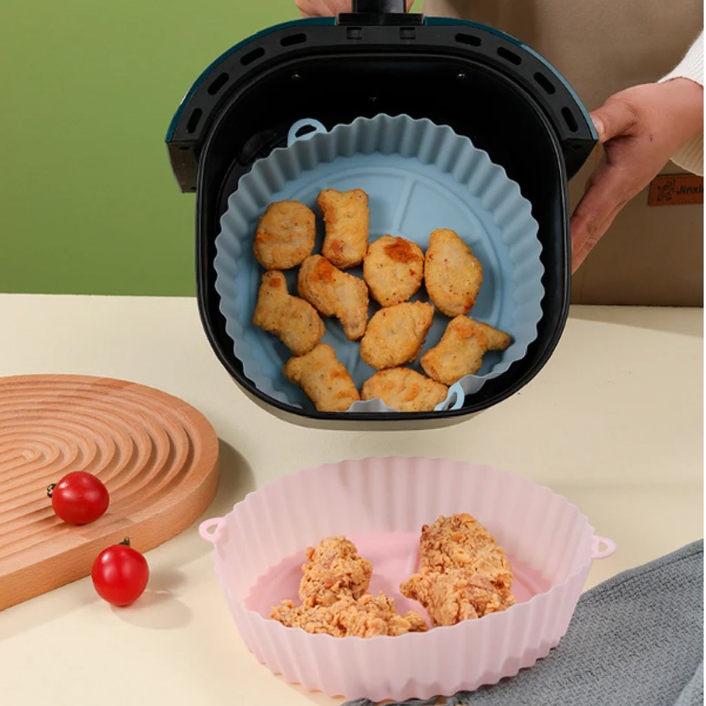 Molde de Silicona para Airfryer 20cm 1 Molde de Silicona para Airfryer 20cm