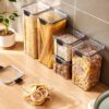 8b frasco acrilico hermetico con tapa 950ml