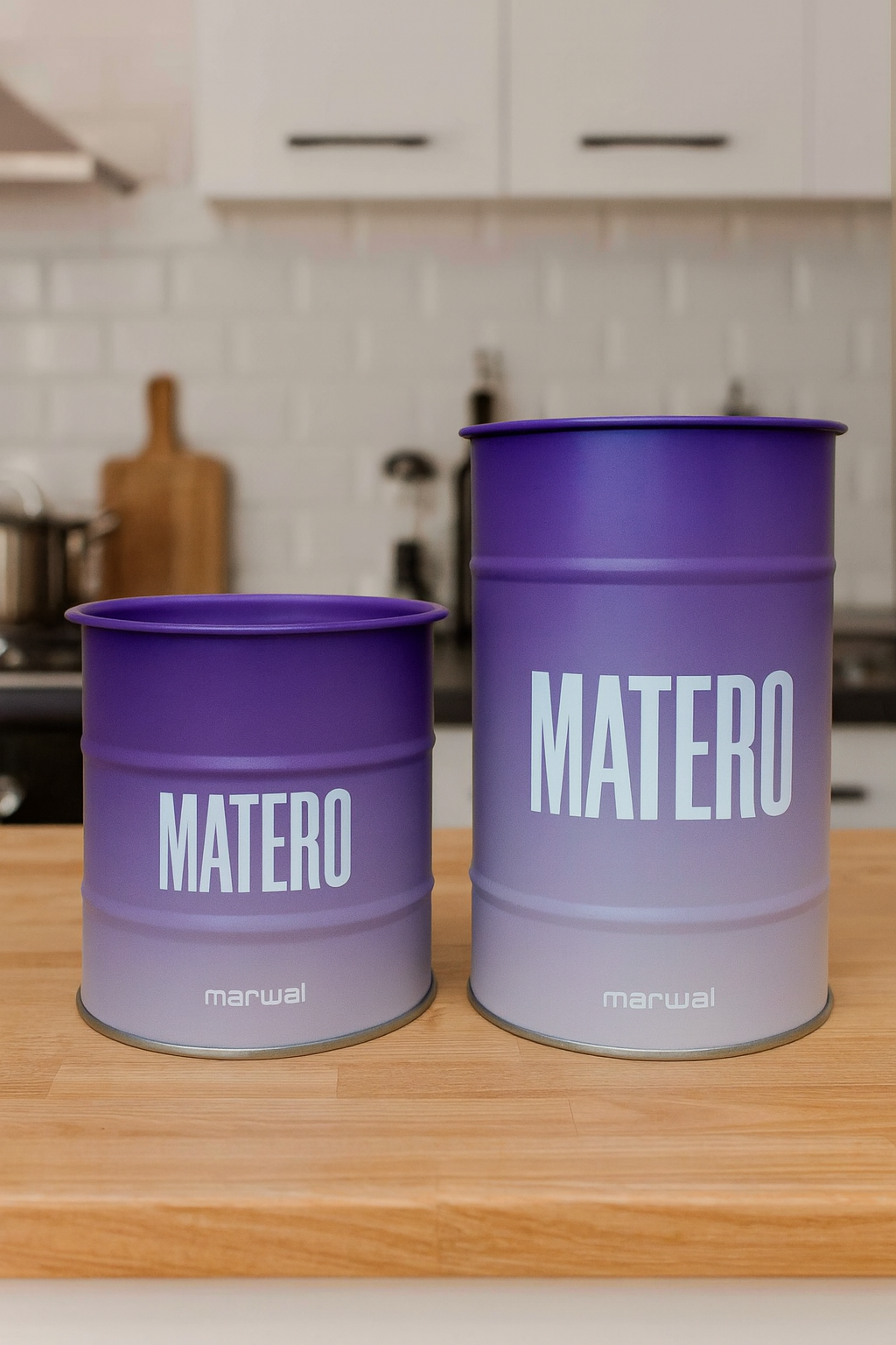 Set Latas Matero Bicolor - Violeta 1 Set Latas Matero Bicolor - Violeta