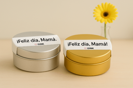 Velita en lata - Feliz día Mama