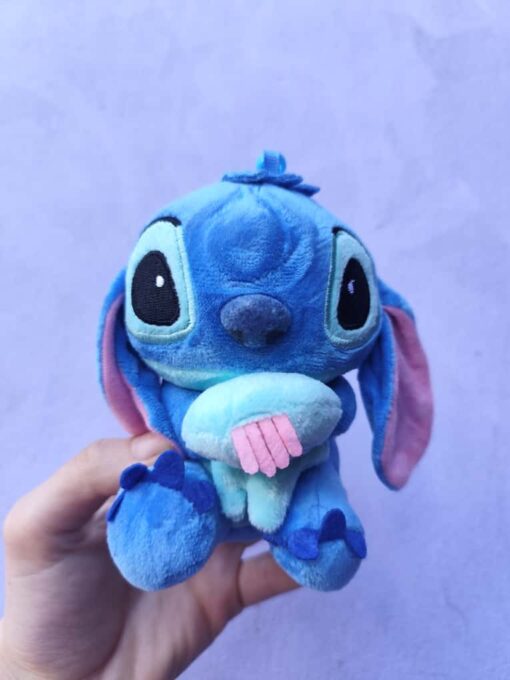Llavero Peluche - Angel y Stitch con accesorios - Imagen 2