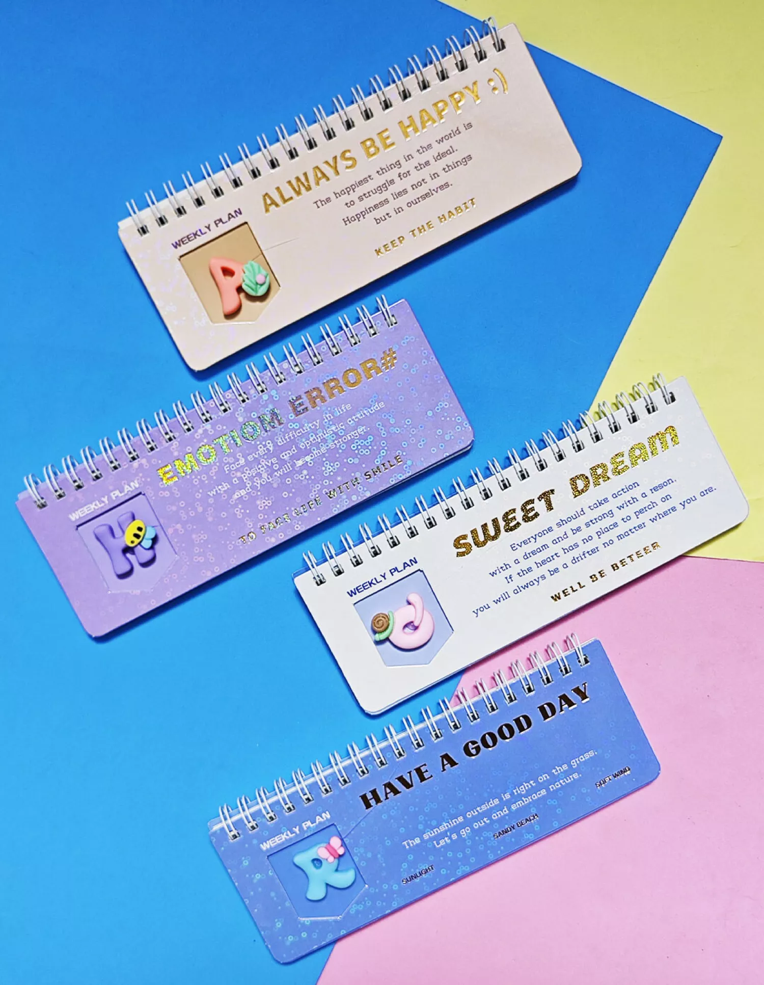 Anotador/ Planificador - Letras