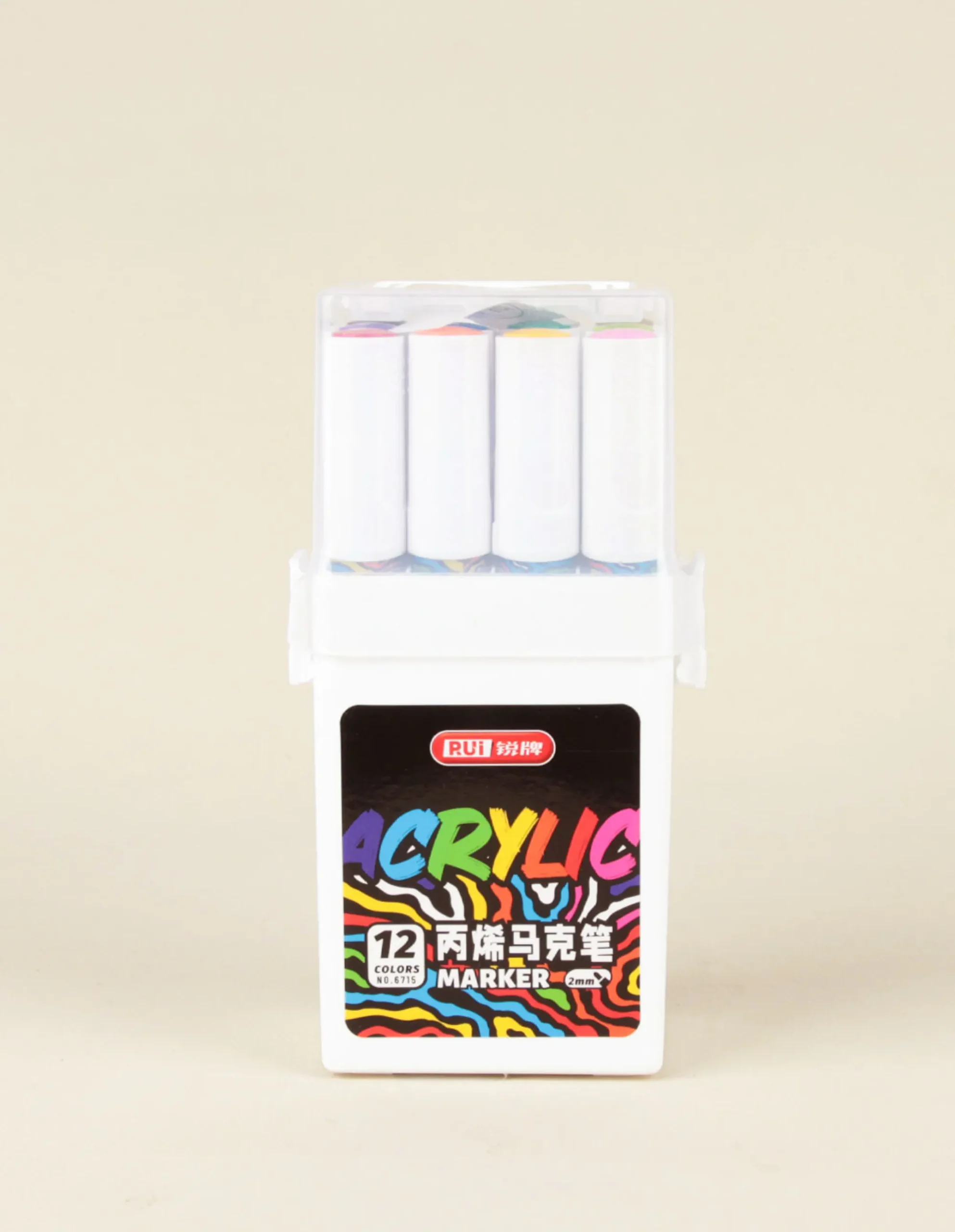 Marcadores Acrilicos x12 En Caja