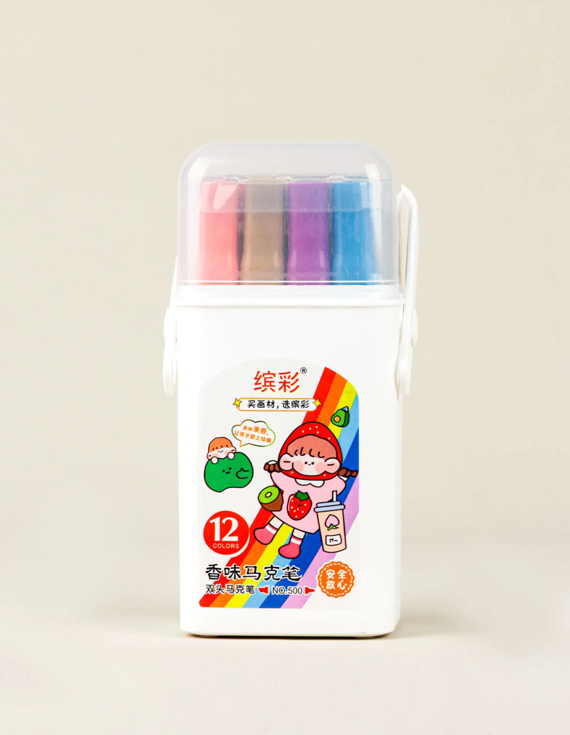 Marcadores En Caja doble Punta x12 - Imagen 2