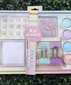 Set Pastel Talonario + Imanes + Broches - Skycolor