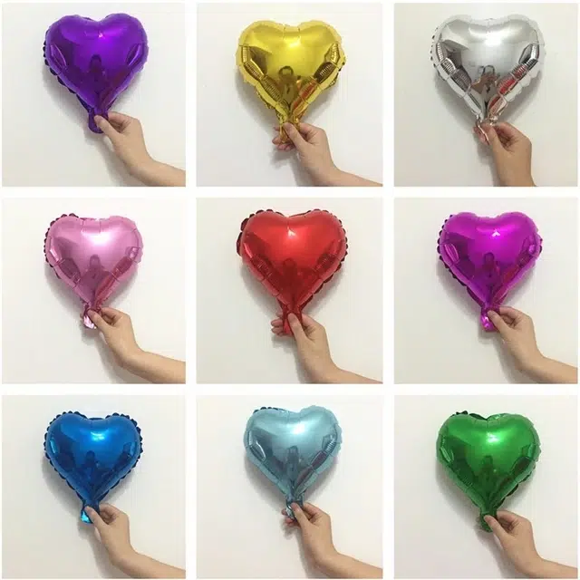 5 Globo Corazon Chrome 5" - Imagen 2