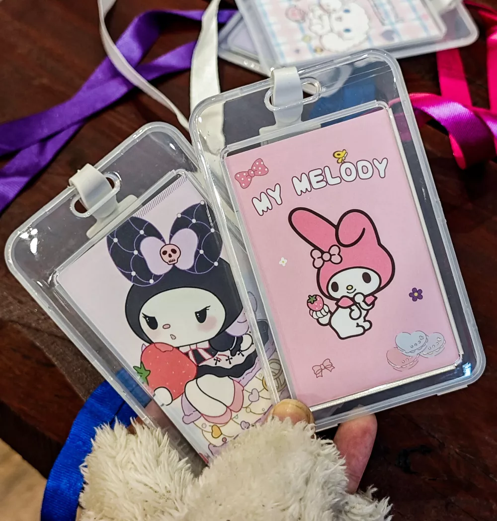 Portasube Transparente - Sanrio