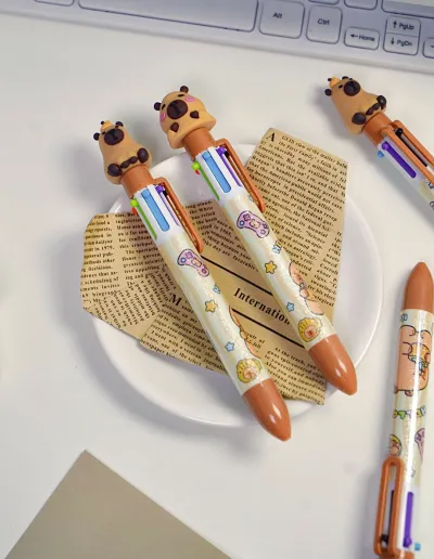 Lapicera 6 colores - Capybara