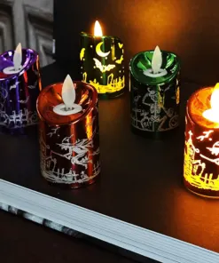 Vela  Halloween - Dibujo Luz - Imagen 2