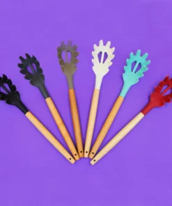 Alternative view of Cuchara para Fideos - Mango Madera