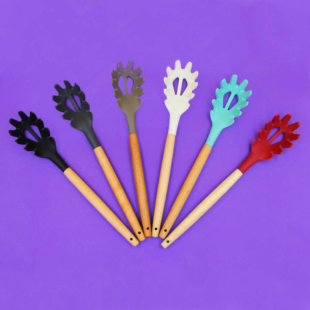 Cuchara para Fideos - Mango Madera - Imagen 2