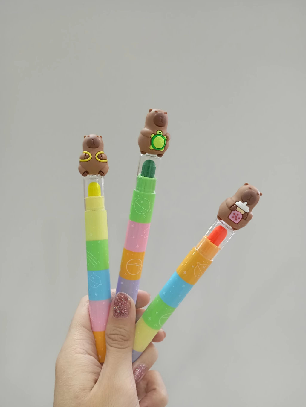 Crayones encastrables Capybara