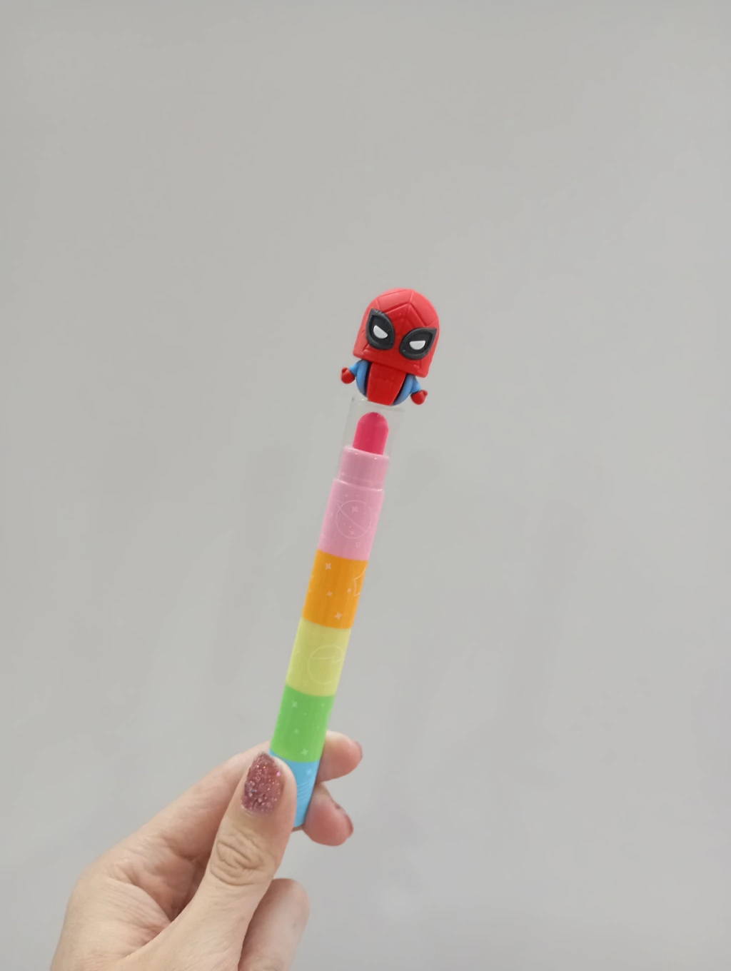 Crayones encastrables SuperHeroes