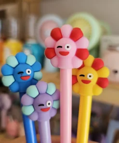 Lapicera Girasol Colores x6