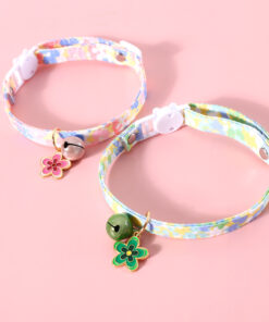 Collar Para Mascota - Flores