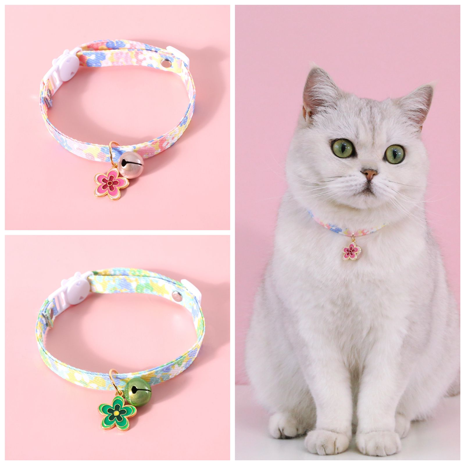 Collar Para Mascota - Flores - Imagen 2