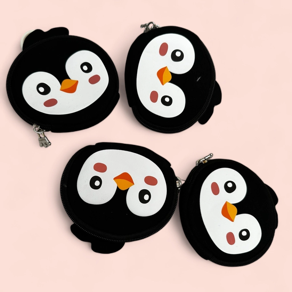 Monedero/Cartera de Silicona - Pingüino
