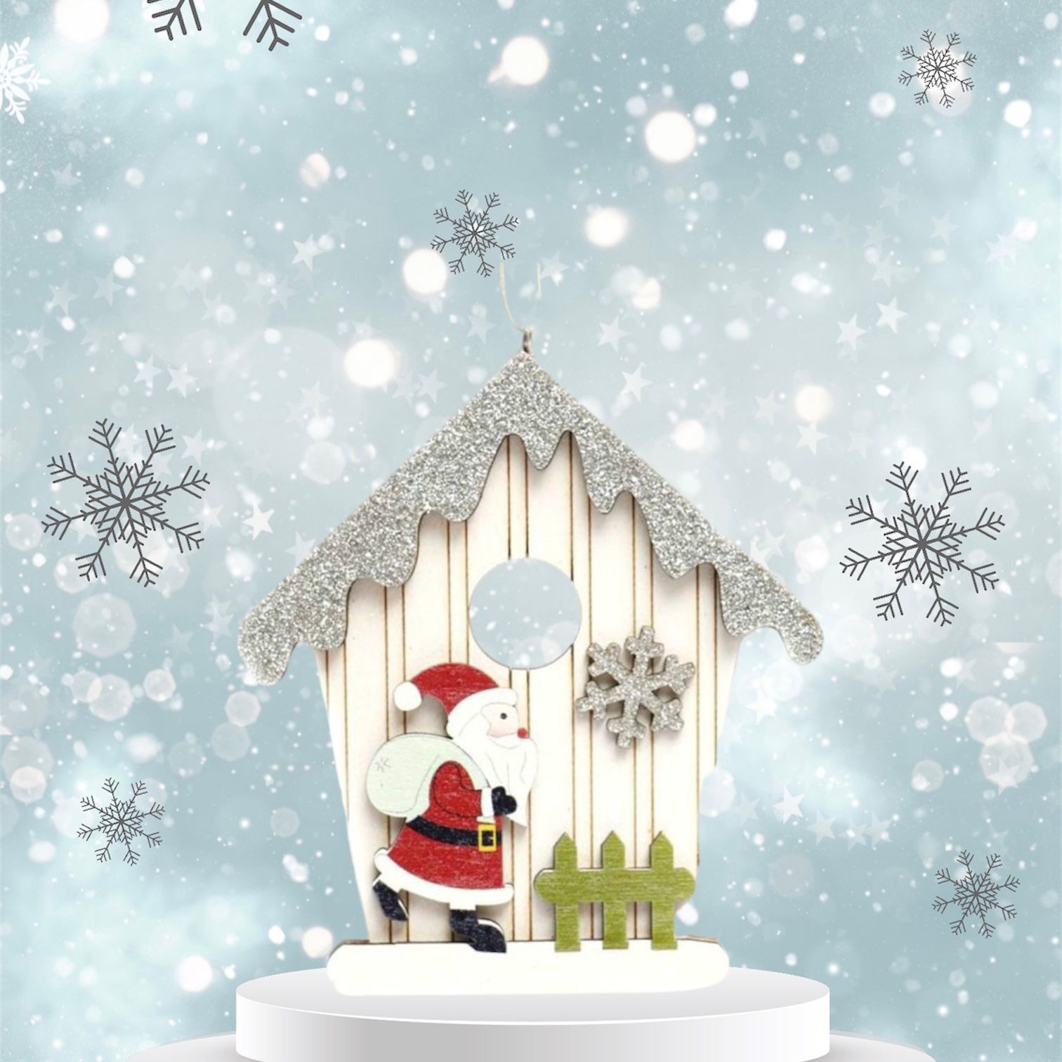 Adorno Cabaña - Navidad - Imagen 3