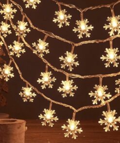 Guirnalda Luces Calida - Nieve