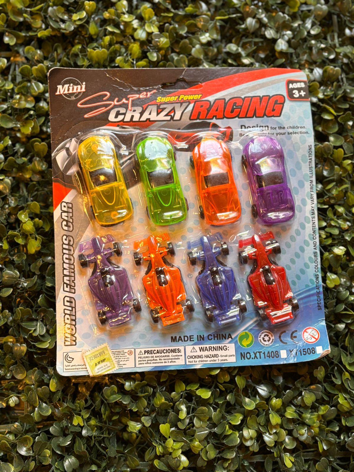 Autitos Super Crazy x8