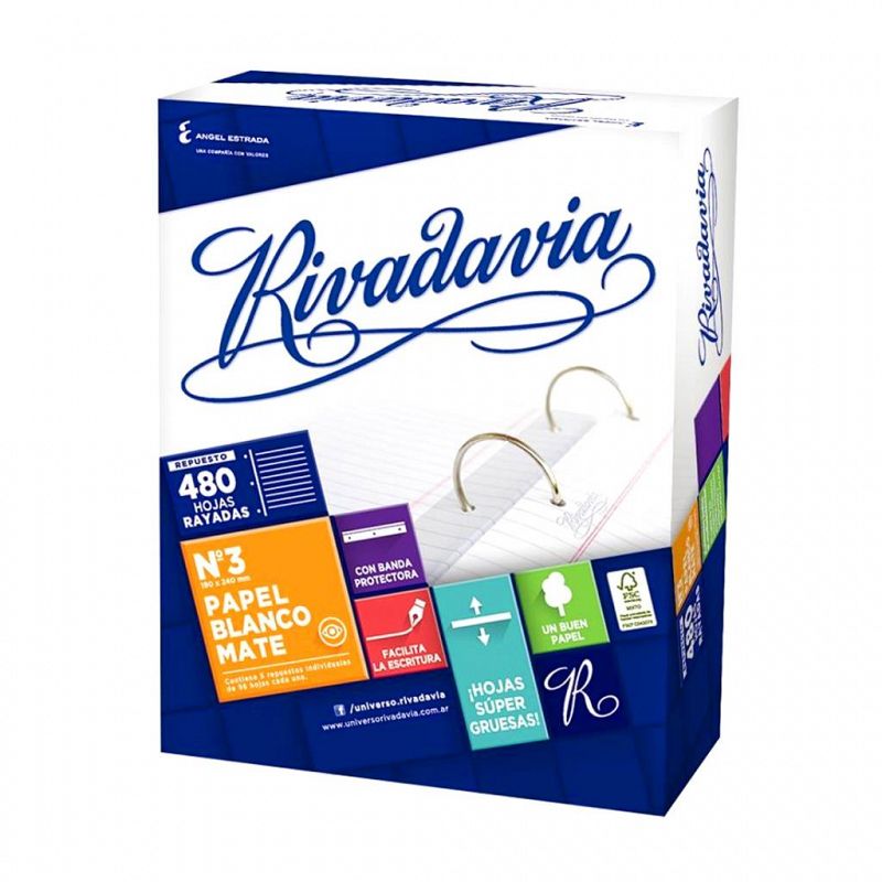 Repuesto Rivadavia 480 REFORZADA - Rayada