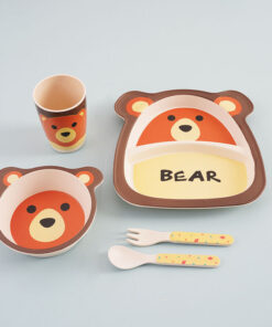 Set de Vajilla Infantil - BEAR  5 Piezas