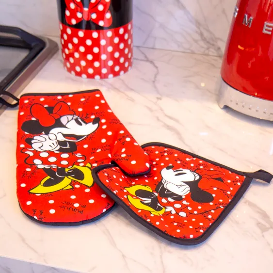 Set agarradera + manopla Minnie Lunares - Piñata - Imagen 2