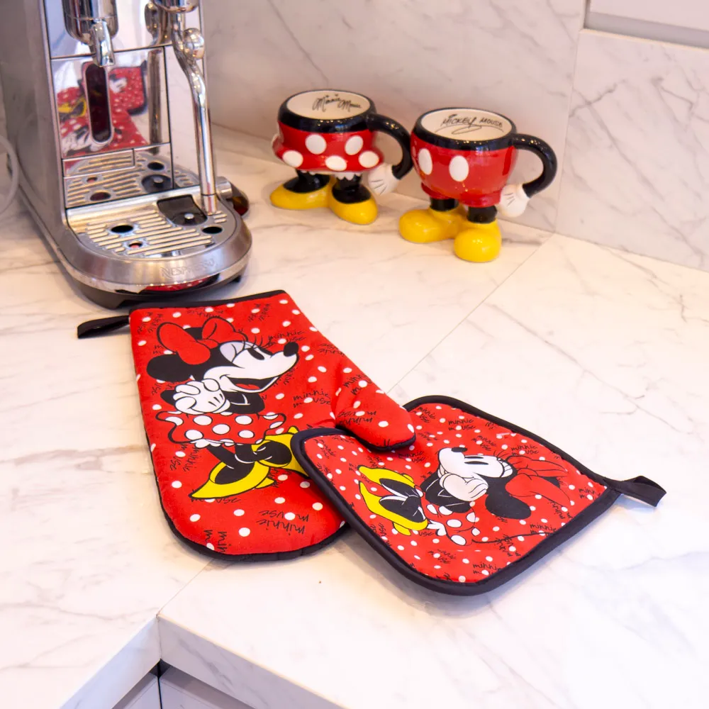 Set agarradera + manopla Minnie Lunares - Piñata - Imagen 3