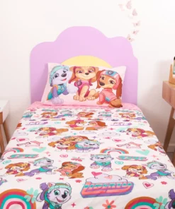 Alternative view of Juego de Sabana Soft Paw Patrol - Piñata (Rosa)