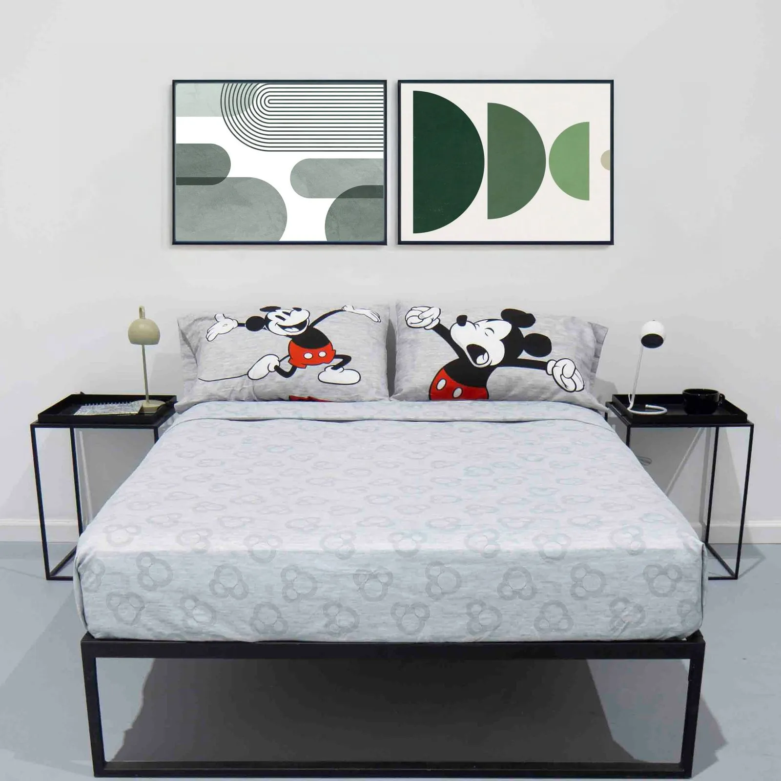 Juego de Sábanas Piñata QUEEN - Mickey GREY - Imagen 3