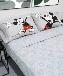 Juego de Sábanas Piñata QUEEN - Mickey GREY