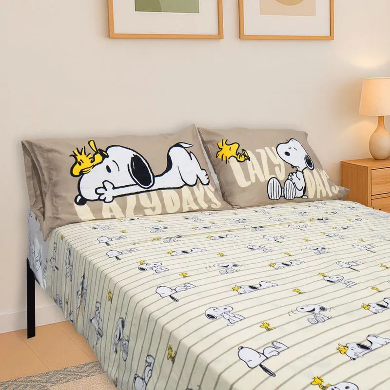 Juego de Sábanas Piñata QUEEN - Snoopy 2 Juego de Sábanas Piñata QUEEN - Snoopy - Imagen 2