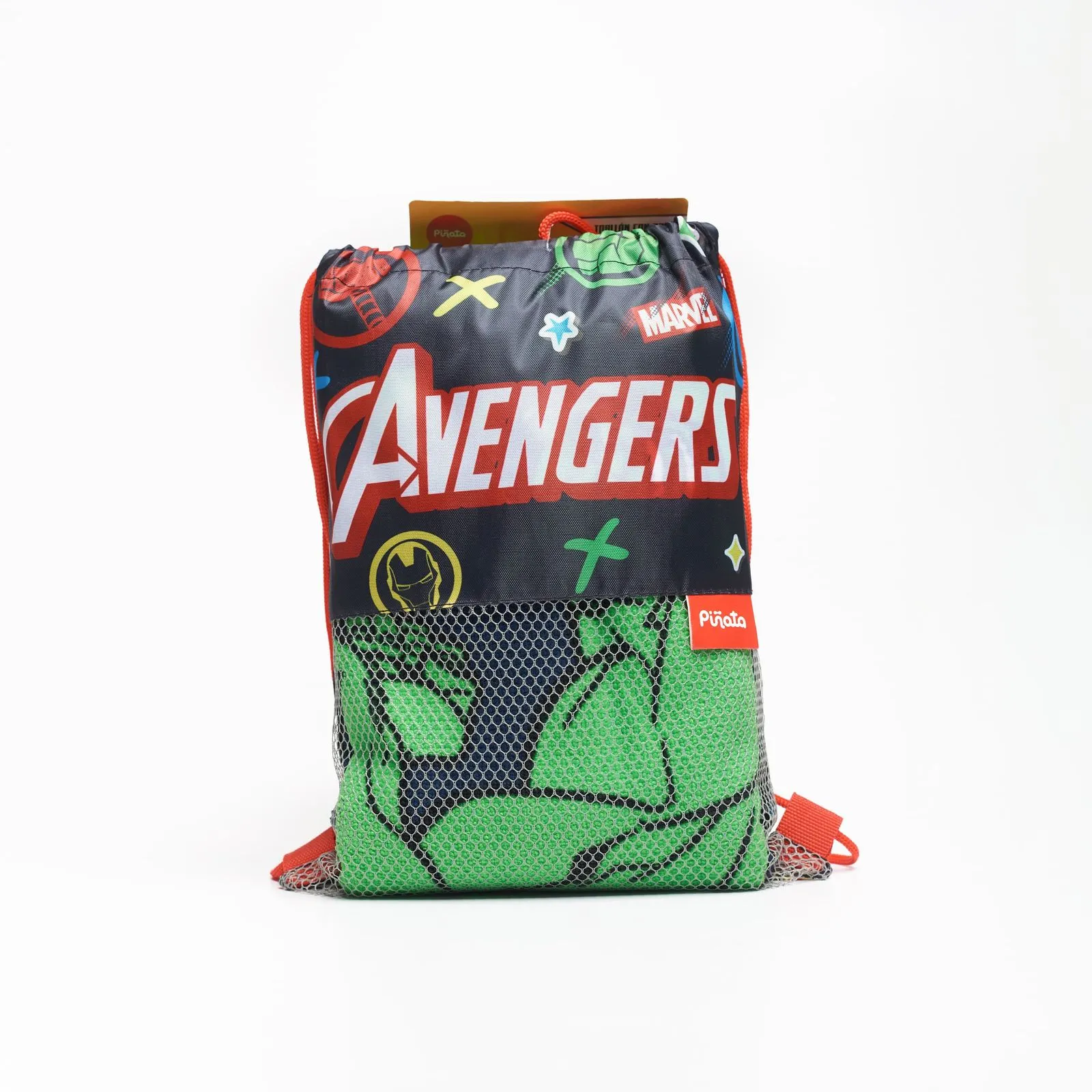 Toallon con Bolso Avengers - Piñata - Imagen 4
