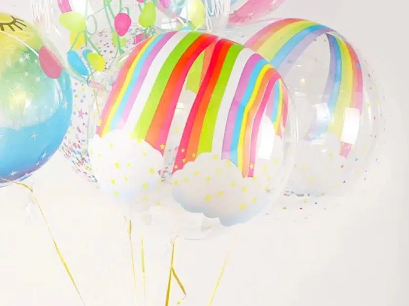 Globos Burbuja Arcoiris