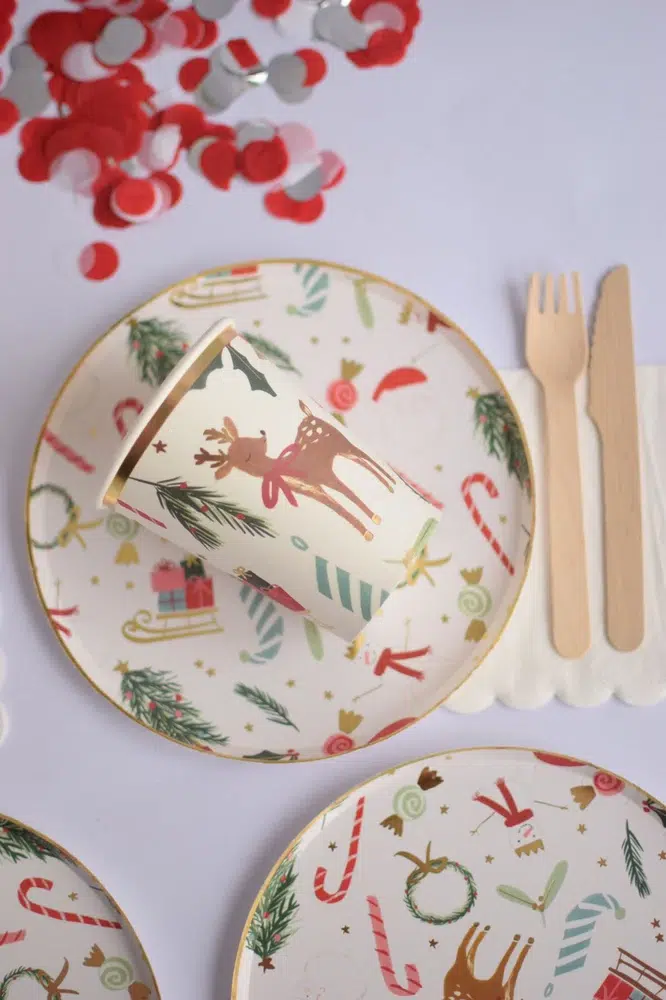 Platos Chrismas - Golden - Imagen 2