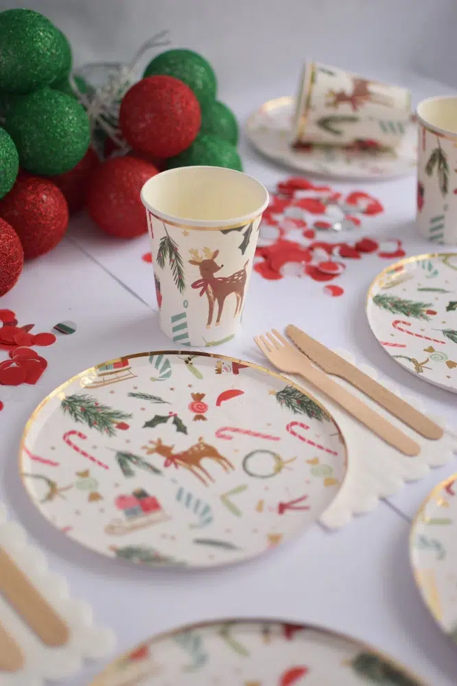 Platos Chrismas - Golden - Imagen 3