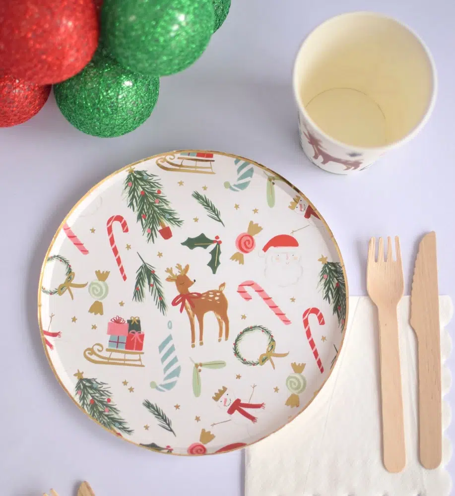 Platos Chrismas - Golden