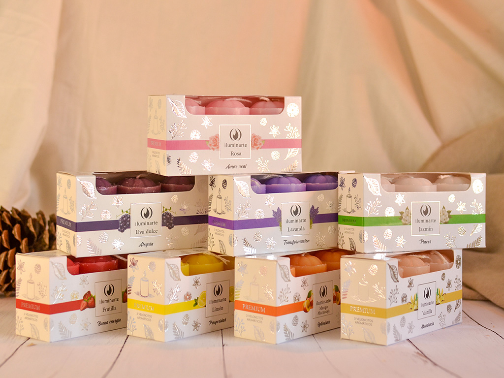 Velas Iluminarte x3 - Imagen 2