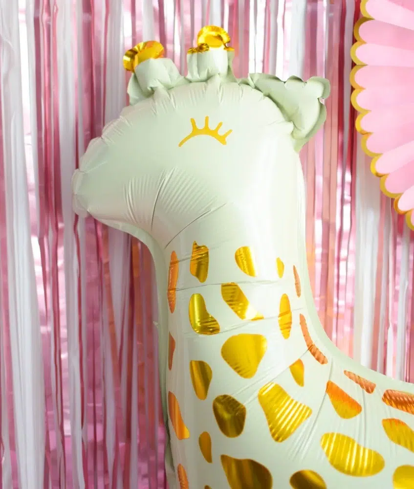 Globo Jirafa Gold x5 - Imagen 4