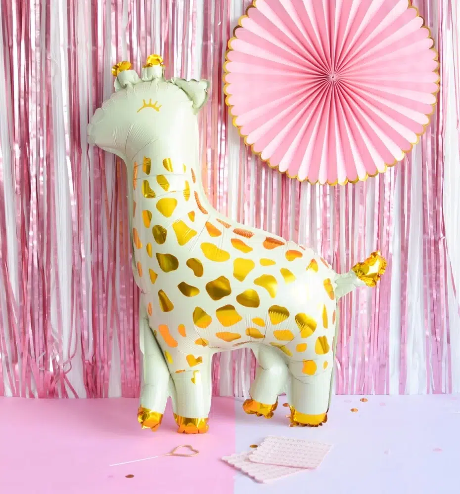 Globo Jirafa Gold x5