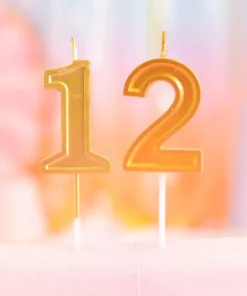 Velas Golden Stripe - Numero