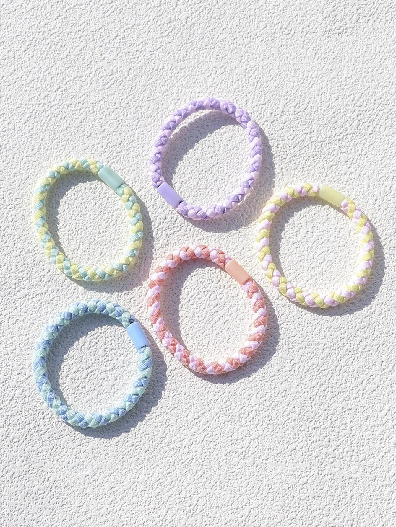 Colitas De Pelo - Trenzadas Pastel x5 - Imagen 2