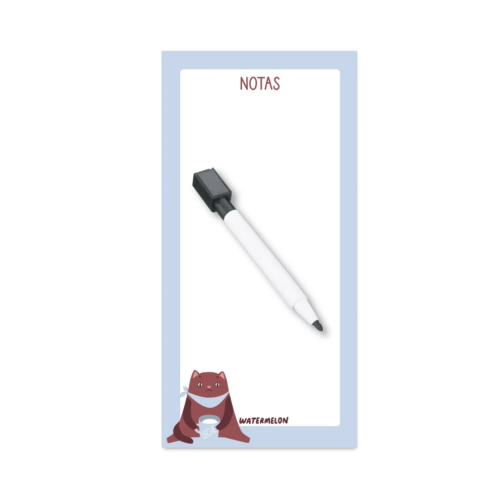 Pizarra Imantada Larga - Gatito