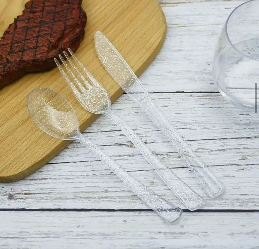 Cubiertos Glitter x12un - Imagen 2