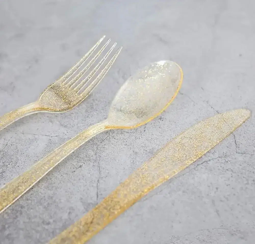 Cubiertos Glitter x12un - Imagen 4