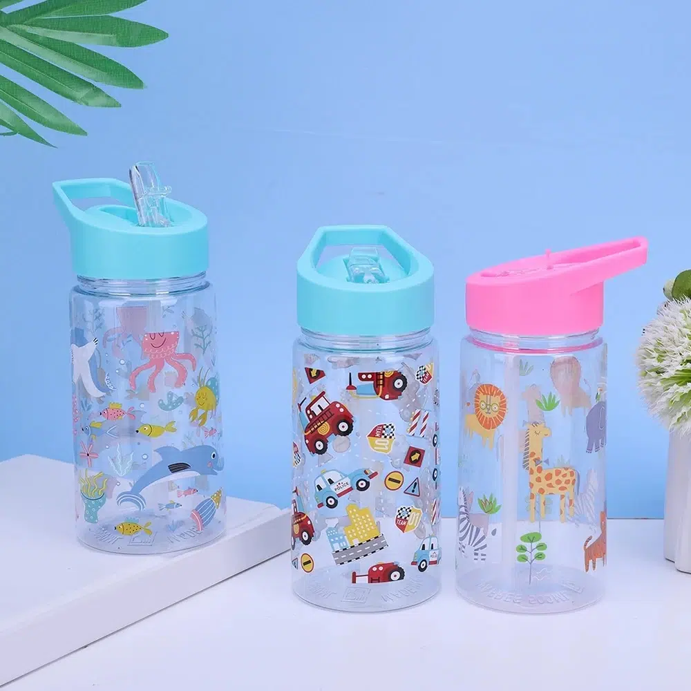 Botella Transparente - Cute Animals