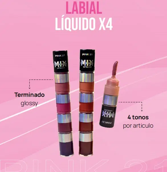 Brillo Labial LippGloss - Mix - Imagen 2